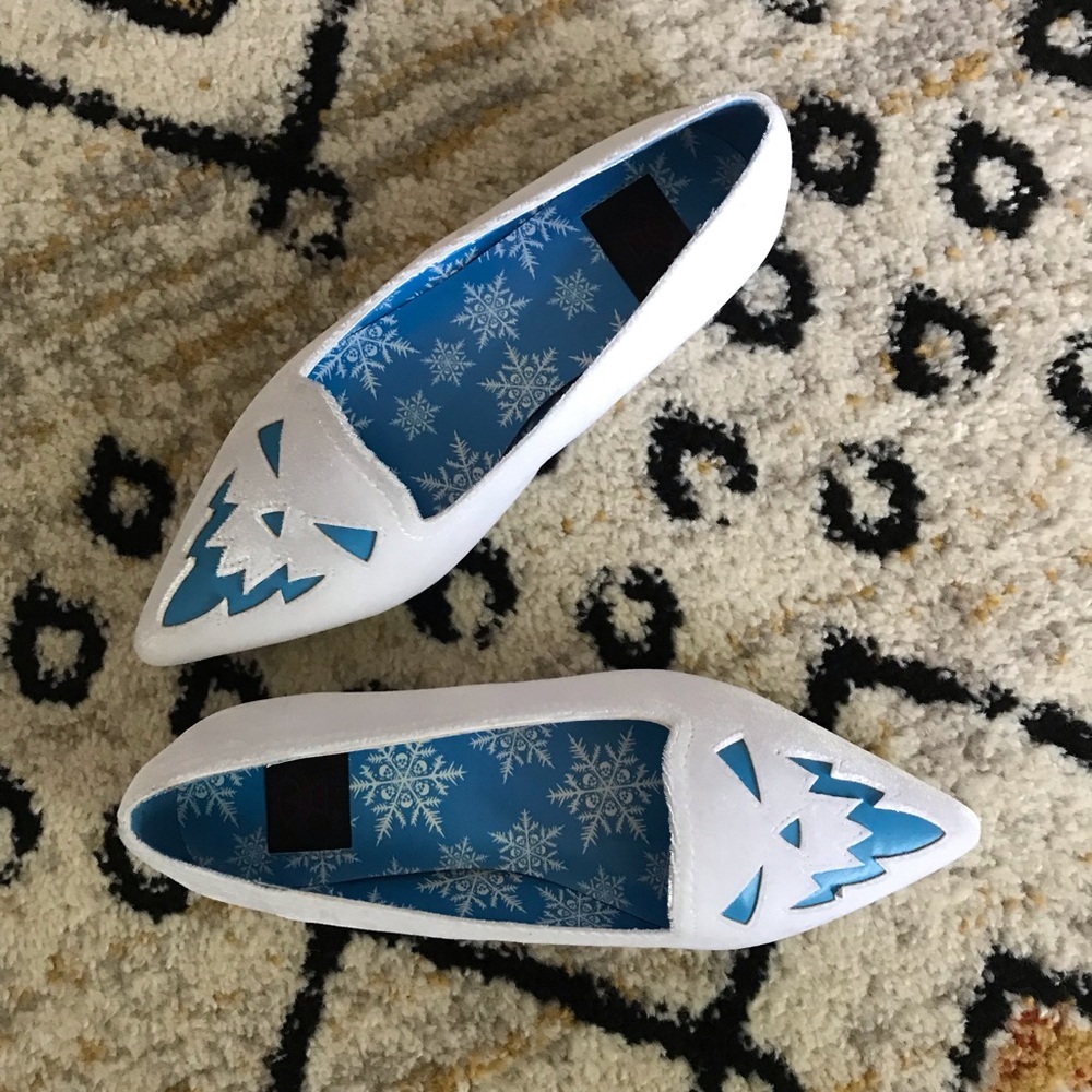 Strangecvlt Scary Jack Pointed Toe Dagger Flat